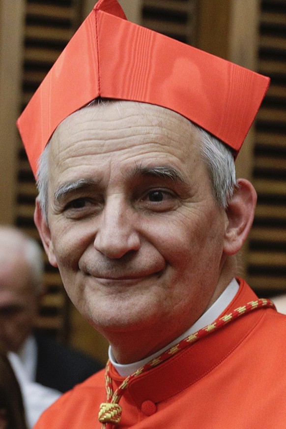 FILE - Cardinal Matteo Zuppi poses for photographers at the Vatican on Oct. 5, 2019. (AP Photo/Andrew Medichini, File)
Matteo Maria Zuppi