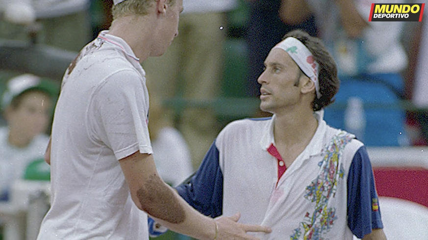 Tennis - Barcelone JO 1992: Jordi Arrese battu par Marc Rosset