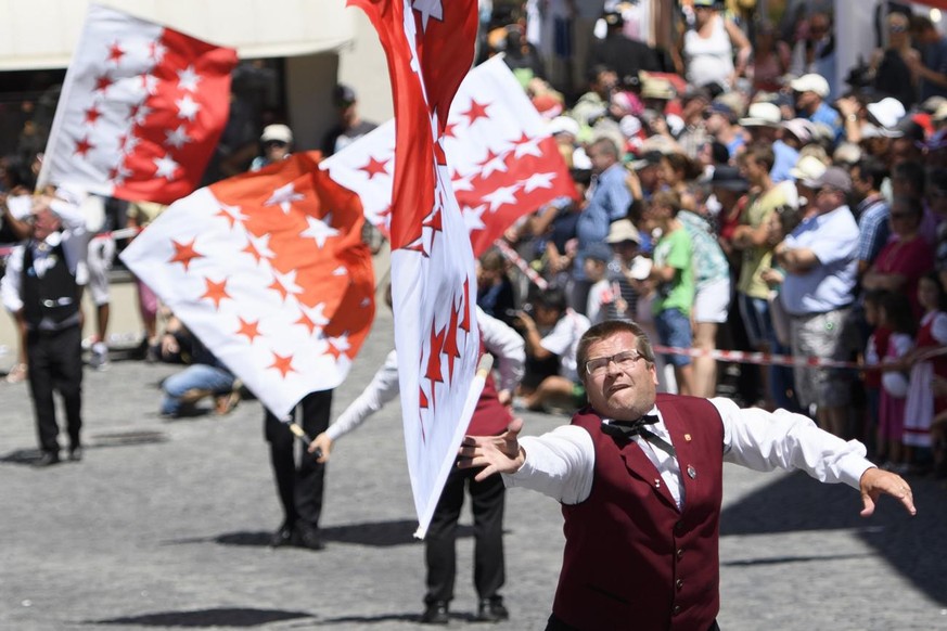 30e édition de la Fête fédérale de jodler. Brigue, 25 juin 2017.