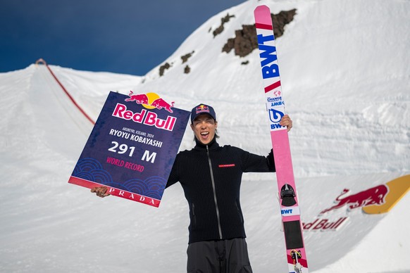 Ryoyu Kobayashi of Japan seen in Akureyri, Iceland on April 24, 2024. // Joerg Mitter / Red Bull Content Pool // SI202404240448 // Usage for editorial use only //