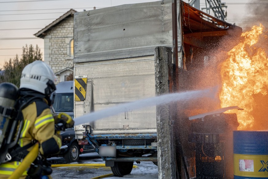 Incendier à Vernier (GE), le 26.12.23