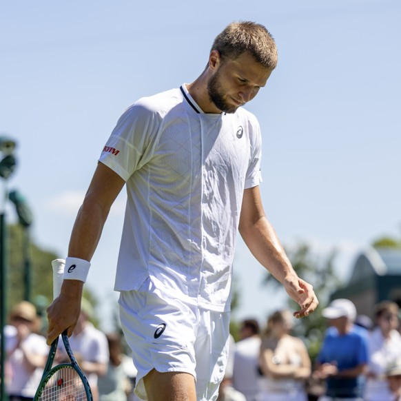 Leandro Riedi a commis trop de fautes directes pour espérer rallier le 2e tour à Wimbledon.