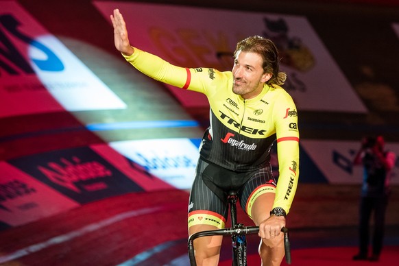 GENT, BELGIUM, NOVEMBER 12: Fabian Cancellara pictured during &quot;Ciao Fabian&quot;. An event to honour Fabian Cancellara&#039;s carreer. In Kuipke, Gent, Belgium on Saturday, november 12 2016 *** © ...