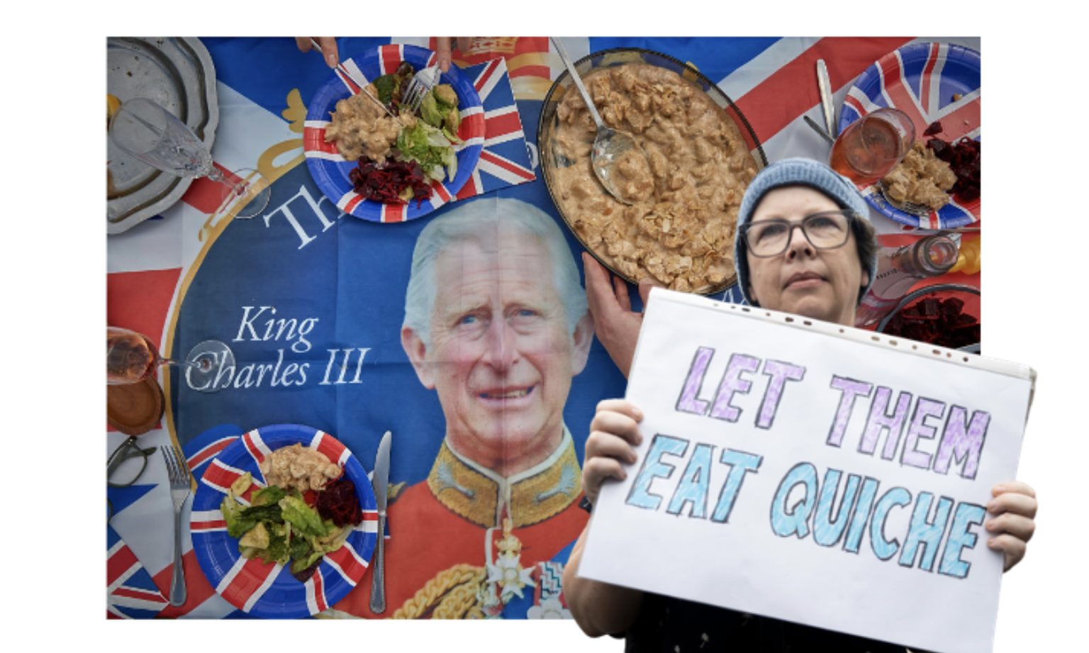 Si des millions de Britanniques ont pique-niqué en l'honneur du nouveau roi, d'autres ont fait preuve de beaucoup moins d'enthousiasme.