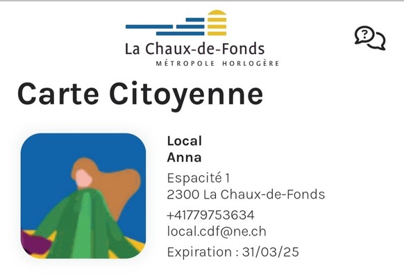 Depuis le 1ᵉʳ mars, La Chaux-de-Fonds propose une carte citoyenne sous forme d&#039;application, visant à favoriser l&#039;intégration des personnes relevant de l&#039;asile, les Ukrainiens et les san ...