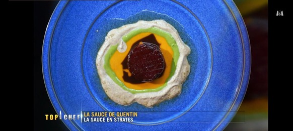 Quentin s'est qualifié en demi-finale grâce à cette assiette.