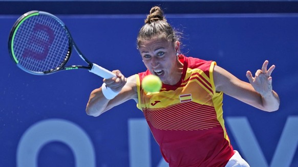 L'Espagnole Sara Sorribes Tormo a joué crânement sa chance face à la numéro un mondiale dimanche.