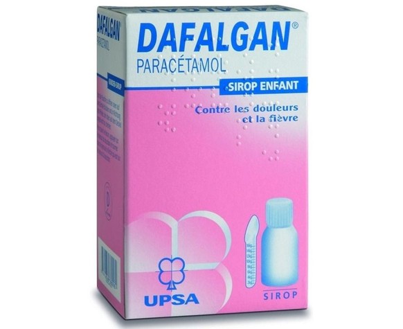 Le Sirop Dafalgan pour enfants en rupture de stock en Suisse.