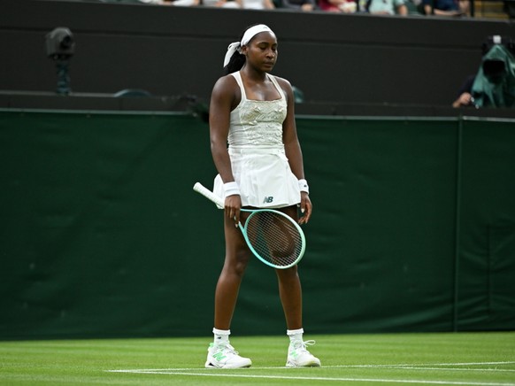 Coco Gauff a été battue au 1er tour à Wimbledon