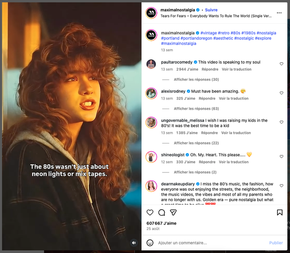Ce faux montage de la chaîne américaine Maximal Nostalgia passionne