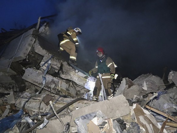 Le bombardement de samedi a touché deux immeubles d&#039;un quartier d&#039;habitations de Dnipro.