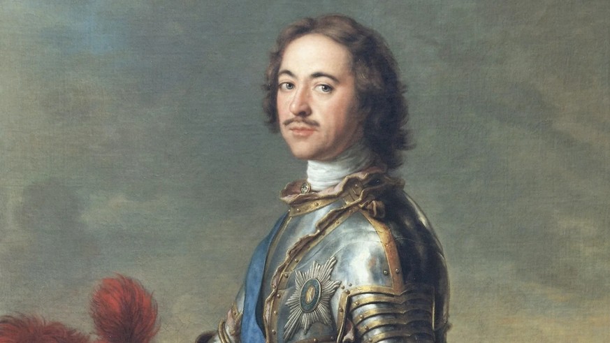 Peinture de Pierre Ier: le Kremlin se réclame du tsar de Russie, qui a régné de 1682 à 1725.