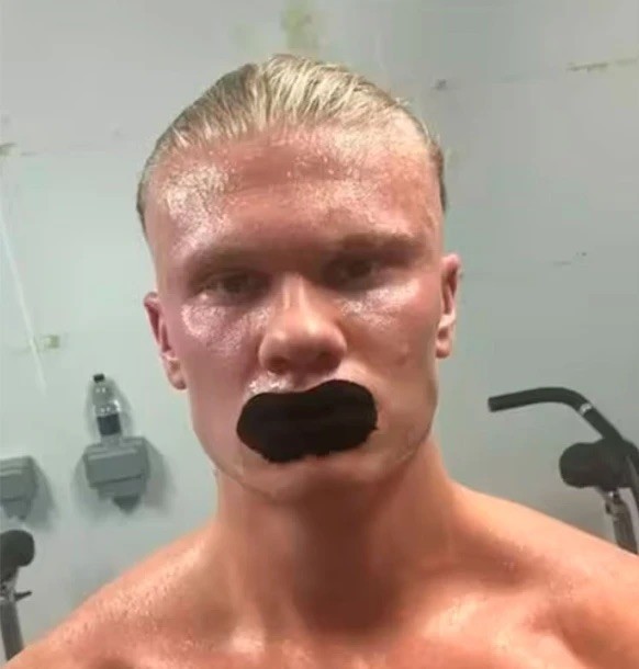 Erling Haaland est un adepte du «mouth taping».