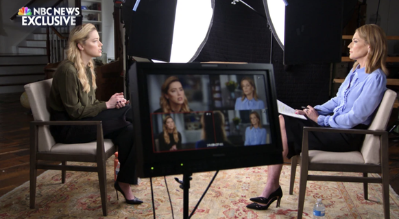 Amber Heard, interviewée par NBC