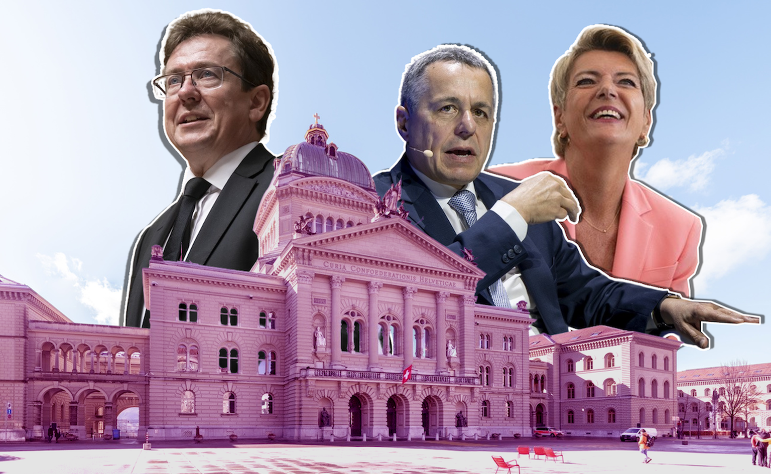 Albert Rösti, Ignazio Cassis, Karin Keller-Sutter: quelles sont les chances de réélection des trois ministres?