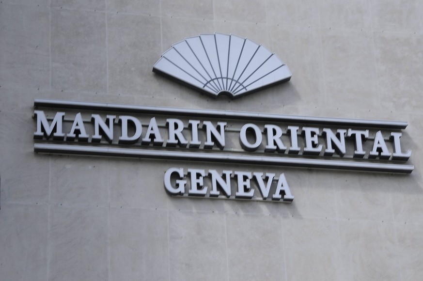 Bildnummer: 60401613 Datum: 25.08.2013 Copyright: imago/Lindenthaler
Genf/Schweiz 25.08.13 Mandarin Oriental Hotel Gesellschaft xsp x2x 2013 quer o0 Logo

60401613 Date 25 08 2013 Copyright Imago Lind ...