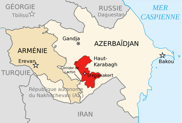 Conflit frontalier au Haut-Karabagh.