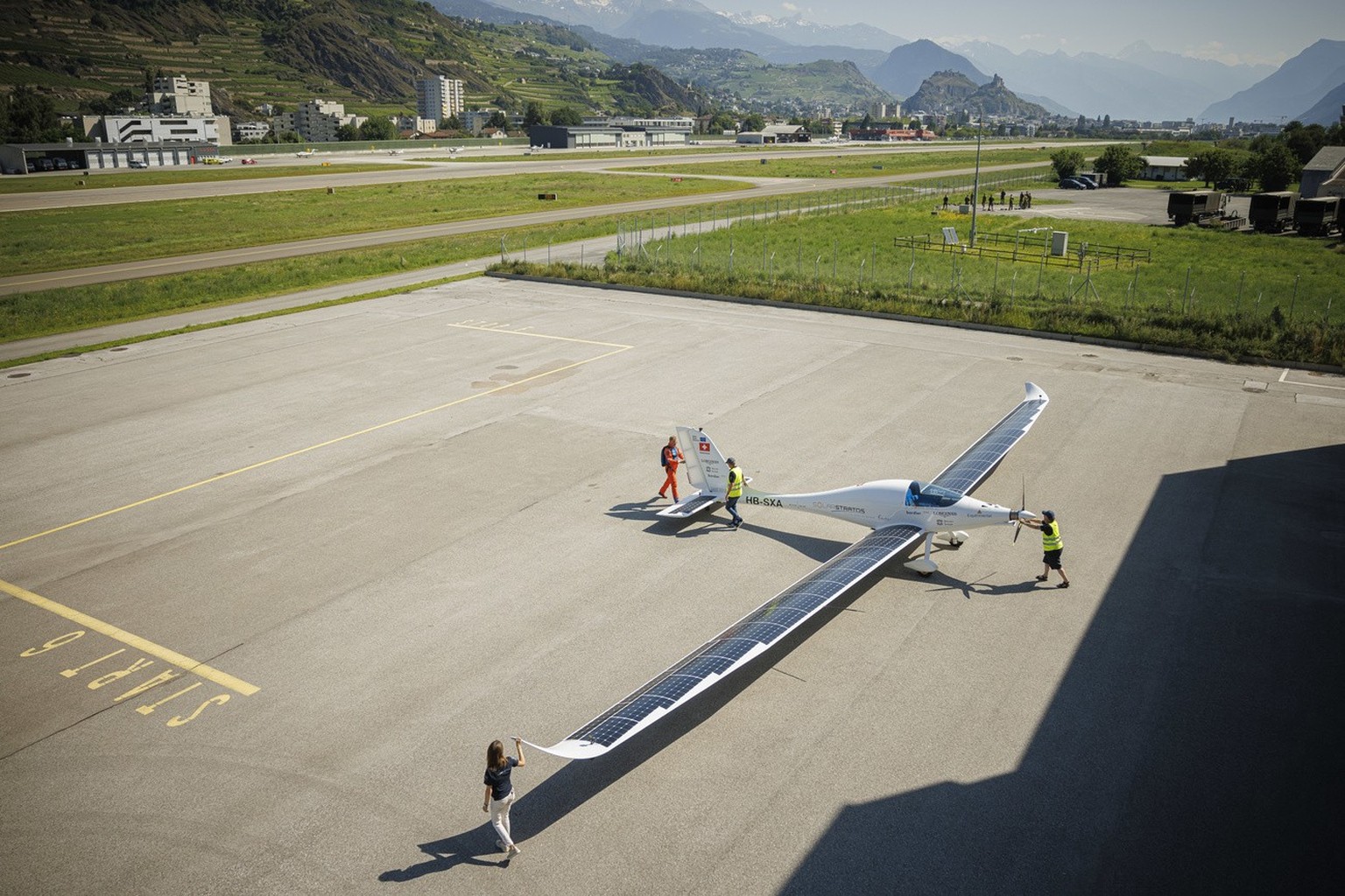 Raphaël Domjan et le Solarstratos