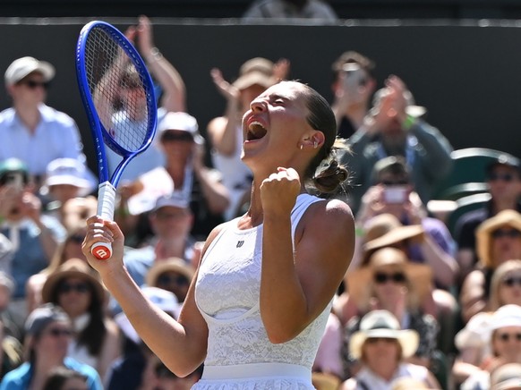 Marta Kostyuk n'avait jamais fait mieux qu'un troisième tour à Wimbledon.