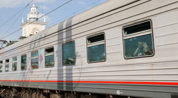 Visuellement, le train spécial devrait ressembler au train longue distance et navette rouge et argenté qui est courant en Russie.