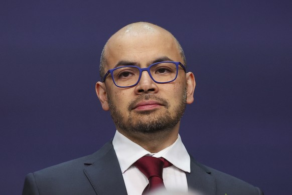 FILE - Demis Hassabis, CEO of DeepMind Technologies and developer of AlphaGO, attendsthe UK Artificial Intelligence (AI) Safety Summit, at Bletchley Park, in Bletchley, England, Thursday, Nov. 2, 2023 ...