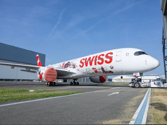 Les nouveaux designs des avions A350-900 de Swiss