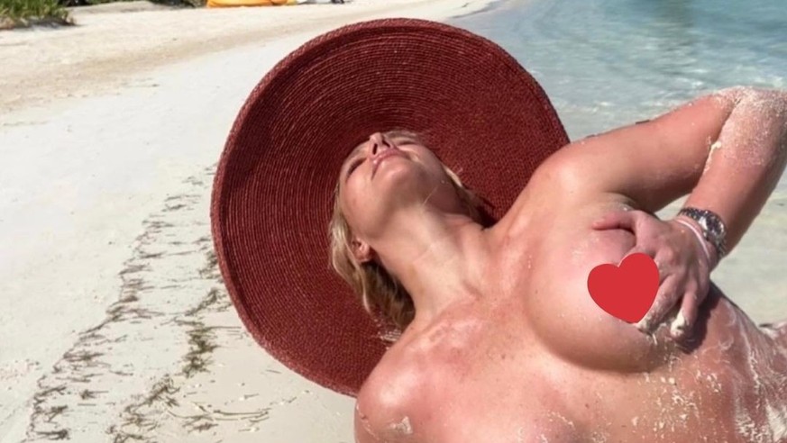 Instagram: Britney Spears poste une photo d&#039;elle nue à la plage