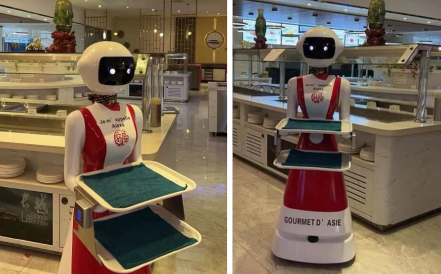 Alexa est le prénom du robot qui a rejoint les cuisines de ce restaurant du Pas-de-Calais.