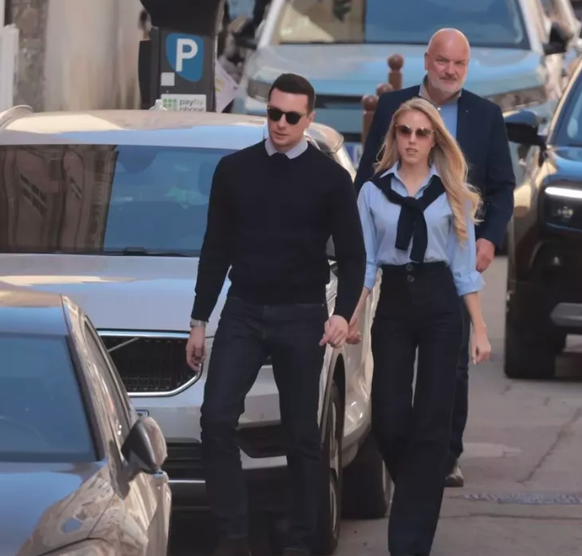 Le couple en Corse, en avril dernier.