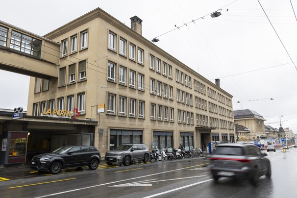 Le batiment &quot;laverriere 45&quot; du quartier de la Rasude photographie lors d&#039;une conference de presse pour la mise a l&#039;enquete du plan d&#039;affectation de la Rasude ce lundi, 17 nove ...