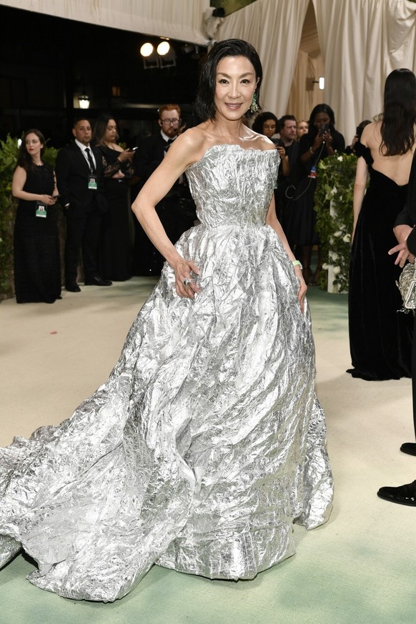 Michelle Yeoh attends The Metropolitan Museum of Art&#039;s Costume Institute benefit gala celebrating the opening of the &quot;Sleeping Beauties: Reawakening Fashion&quot; exhibition on Monday, May 6 ...