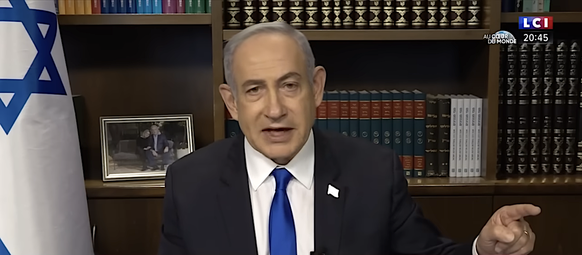 30 mai 2024: Benyamin Netanyahu est interviewé par Darius Rochebin sur la chaîne LCI.