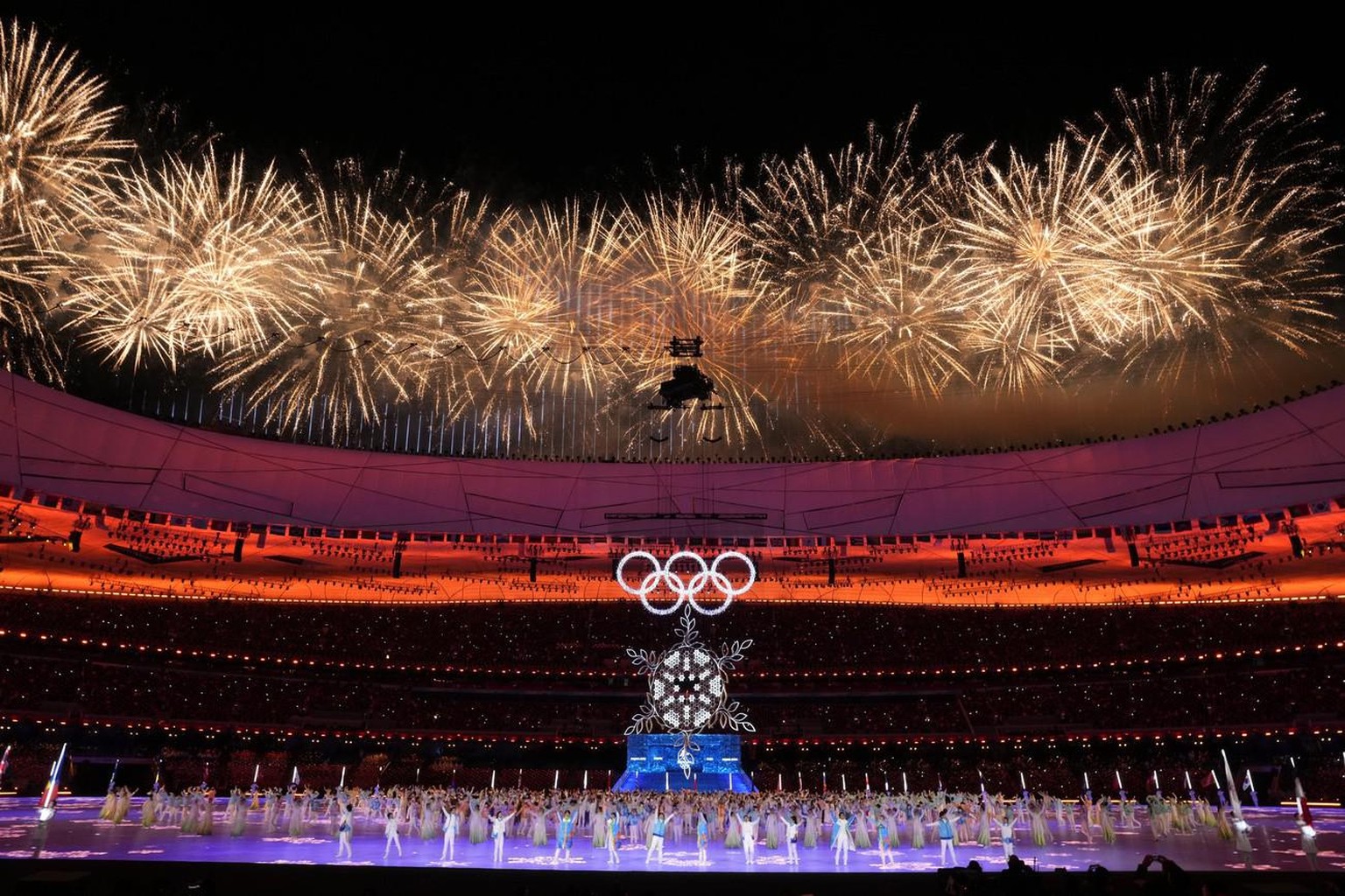 La cérémonie de clôture des JO de Pékin a eu lieu dimanche, dans le stade olympique.