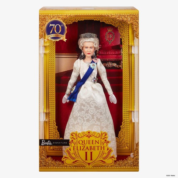 Une poupée Barbie à l&#039;effigie de la reine Elizabeth, à l&#039;occasion de son anniversaire et de ses 70 ans de règne.