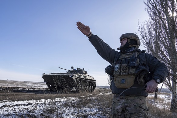Des militaires ukrainiens dans la région de Donetsk