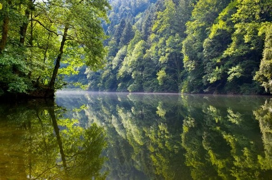 Le Doubs, proche du Theusseret. Imaginez seulement la beauté du lieu en automne.