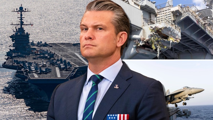 Le «Truman» enchaîne les couacs et piège le ministre de Trump Pete Hegseth,