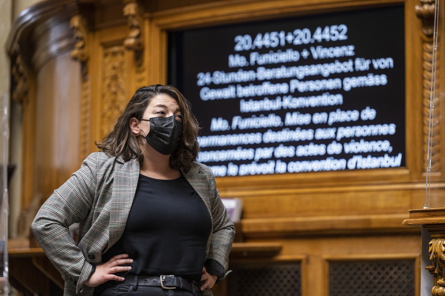 L'élue socialiste Tamara Funiciello, à l'origine de l'une des motions.