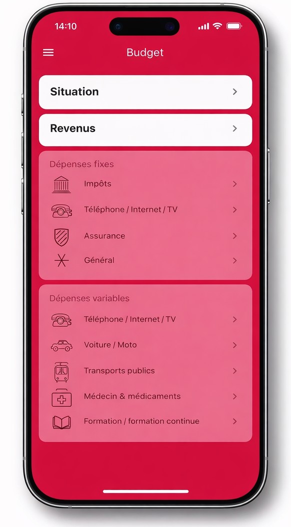 Tout pour enregistrer ses dépenses.