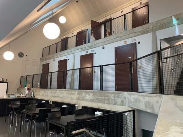 Cellules + espace cuisine prison Witzwil (BE)