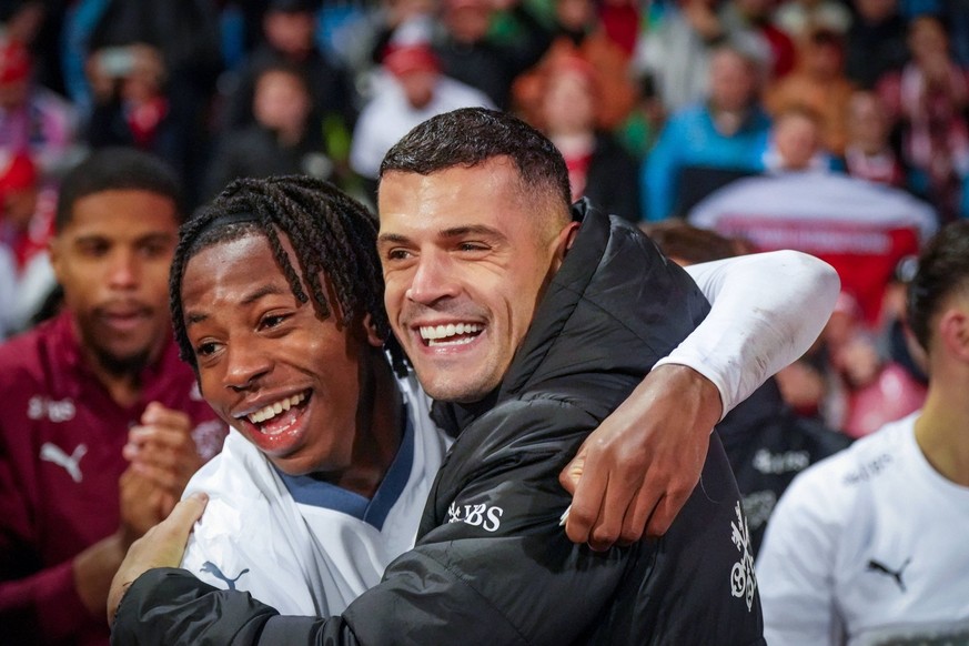 Johan Manzambi espère évoluer au côté de Granit Xhaka lors du Mondial 2026.