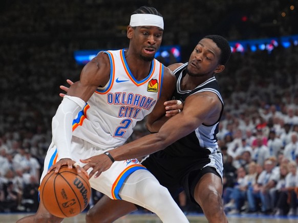Shai Gilgeous-Alexander (2) et OKC mènent 3-2 face aux Spurs