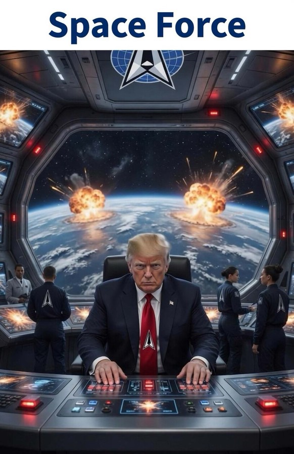 Donald Trump a partagé un nouvel uniforme pour la Space Force inspiré de Starship Troopers. Un choix qui a déclenché une avalanche de moqueries.
