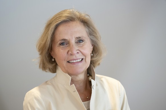 Nationalratskandidatin Patricia von Falkenstein (FDP, bisher) im Wahlforum fuer den Kanton Basel-Stadt an den Eidgenoessischen Wahlen in Basel, am Sonntag, 22. Oktober 2023. Die Schweizer Buergerinnen ...