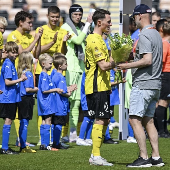 Le jour des adieux de Noah Persson à Mjällby.