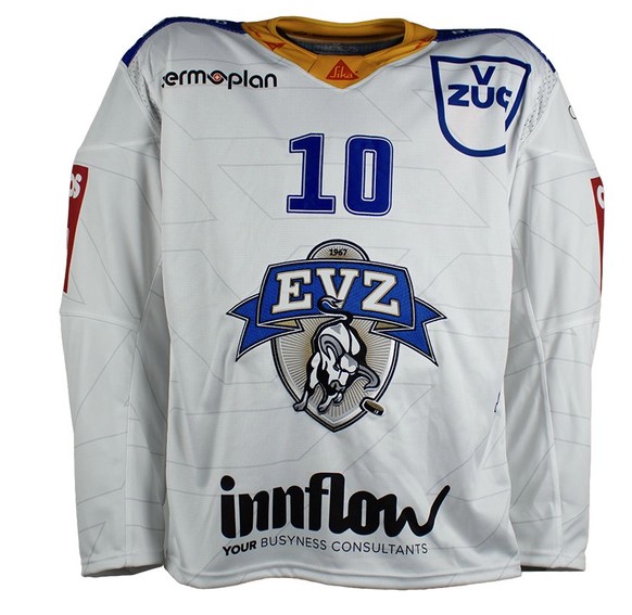 National-League-Saison 2025/26: Die Trikots des EV Zug.