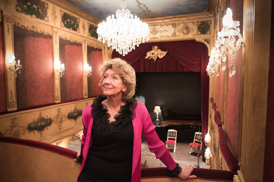 BOURGES, FRANCE - MARCH 03: Soprano Felicity Lott at Saint Bonnet Theater in Bourges, France on March 3, 2016 in Bourges, France. (Photo by Thierry Orban/Getty Images)