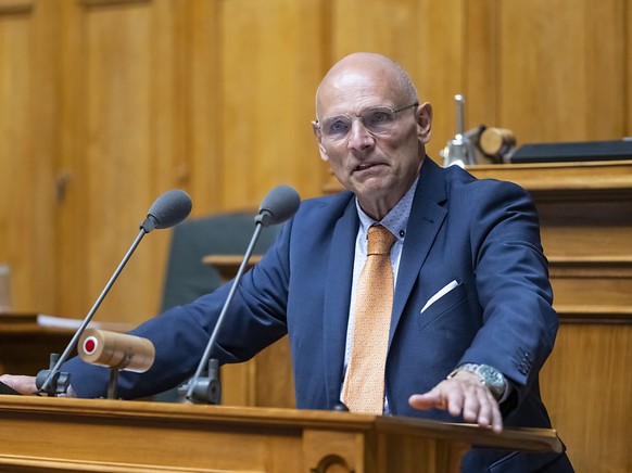 Le conseiller national Alfred Heer (UDC/ZH) est candidat pour pr�sider la CEP sur Credit Suisse (archives).