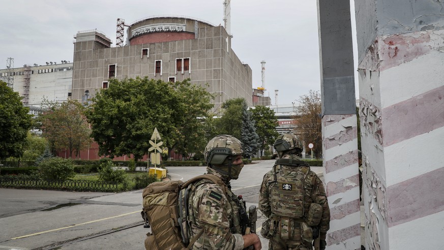 Les troupes russes occupent la centrale nucléaire de Zaporijia depuis mars 2022.