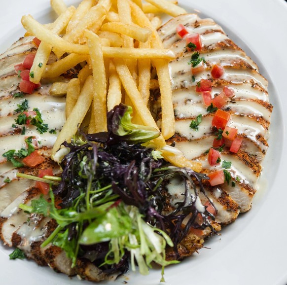 Le poulet Cajun, la star de la maison.